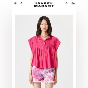 Isabel Marant Pink Blouse